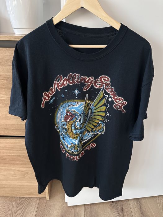 Tricou ROLLING STONES US Tour 78 Negru Barbati | Marime L-XL