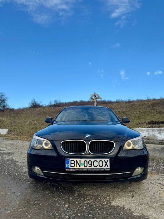 BMW Euro 5 520d E60 2009 177CP/DPF ON/Trapa/Piele Cognac/Joystick