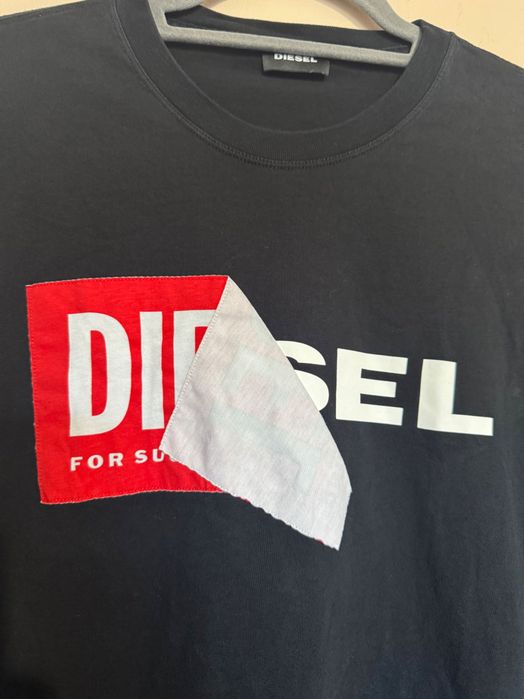 Diesel Peel Away Tear Off Double Logo.