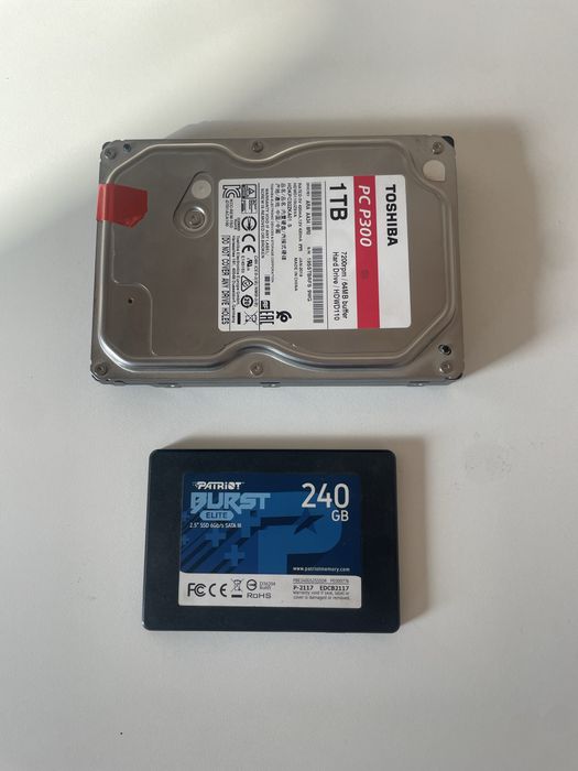 Жёсткий диск + SSD