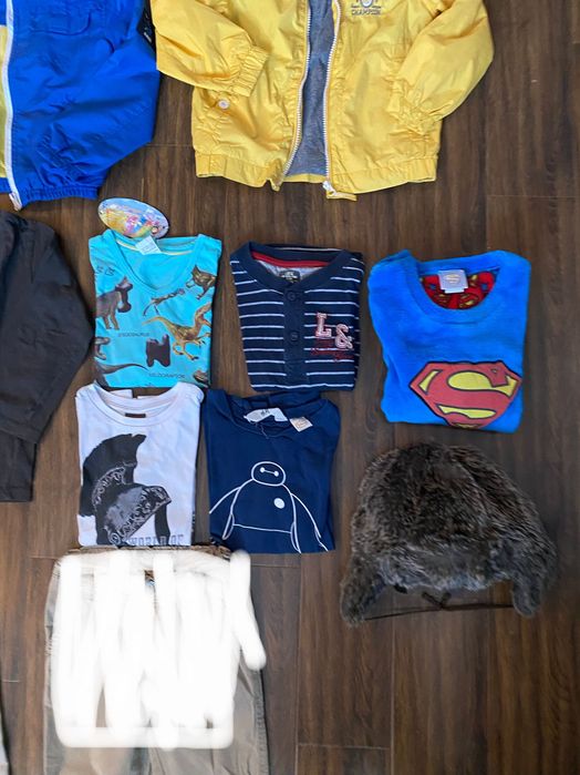 Дрешки за момче 4-5 гНM,Next,панталон,яке,блузи, дъждобран,есен