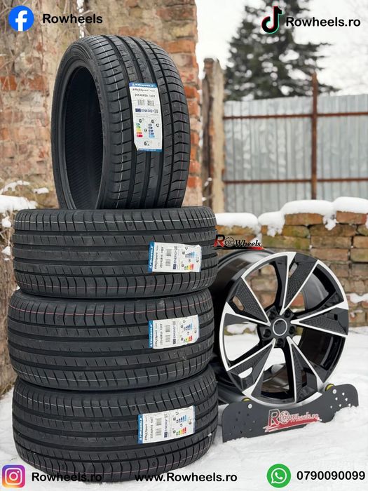 Jante AUDI 22 R22 A6 A7 A8 Q3 Q5 Q7 Q8 22 R22 Black Anvelope Vara/iarna Roti Audi 22 complete