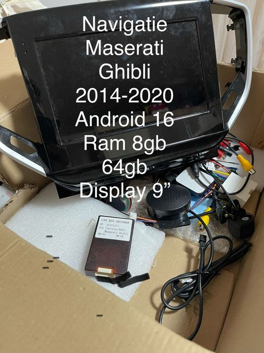 Navigații Android carplay 1-4-8gb RAM memorie 64-32gb