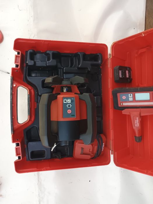 Laser panta hilti pr30 hvs , cutie, receptor, baterie și incarcator