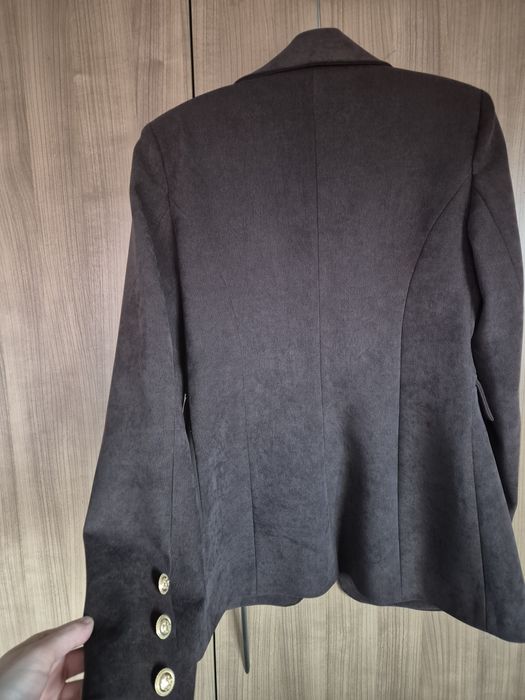 Кафяво кадифено сако Junona