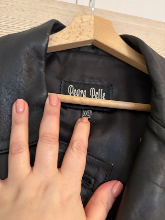 Palton dama, piele naturala