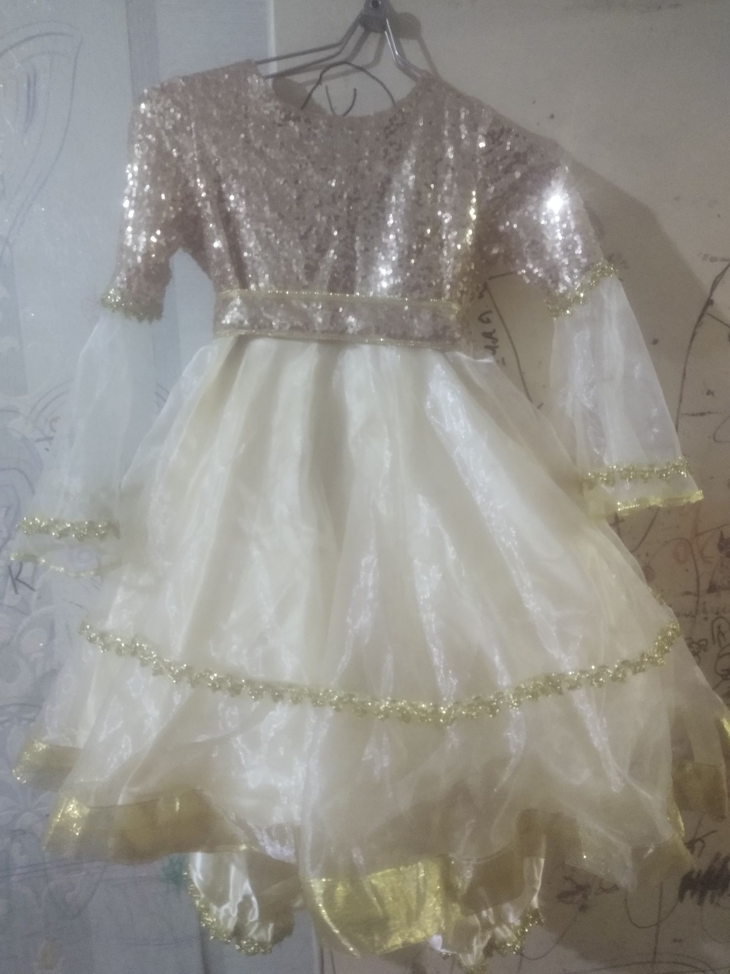 Национальное узбекское свадебное платье - 55 фото