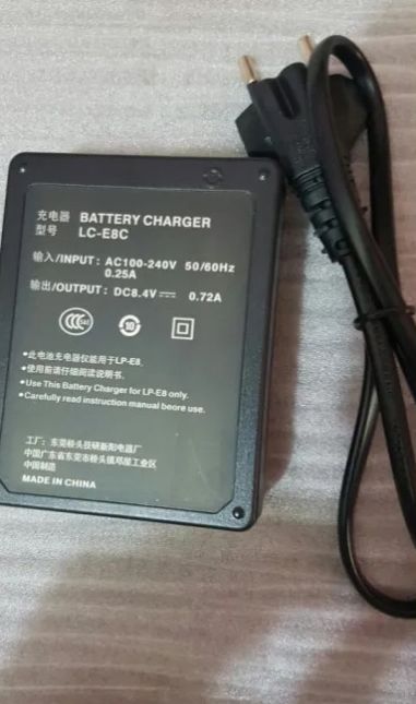 Incarcator LC-E8 pt canon LP-E8 nou charger pt 700d 650d 600d 550d