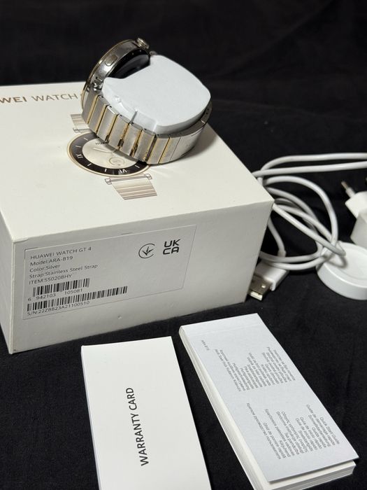 Huawei Watch GT 4 (Silver, Metal Strap