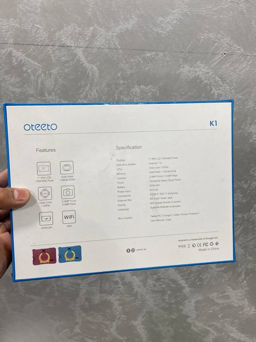 Oteeto k1 detski planshet new