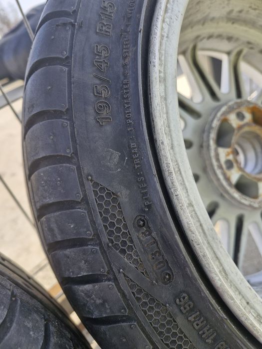 Джанти Intra 15 цола , 4х100 ,7j , et20 195/45/15 Bwm Vw Honda Opel