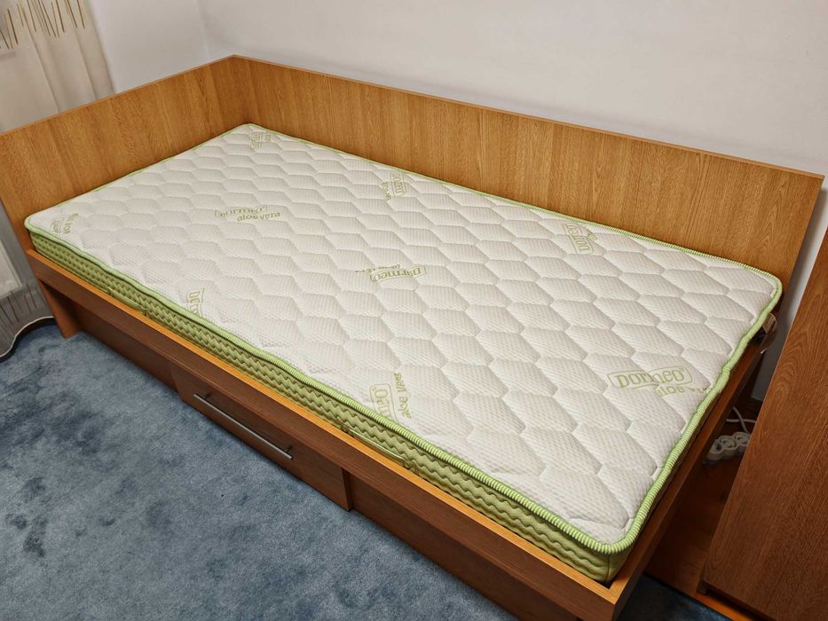 Vand saltea Dormeo Aloe Vera Memory Plus 18 cm 90x190 + pat inclus