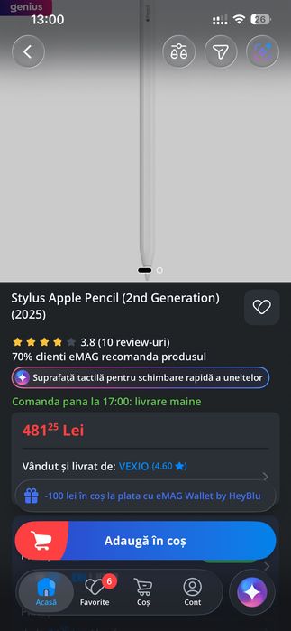 Apple pencil 2nd gen nou