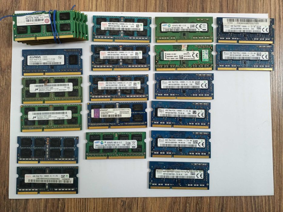 Продам ОЗУ для ноутбуков (DDR3, по 4Гб каждая).