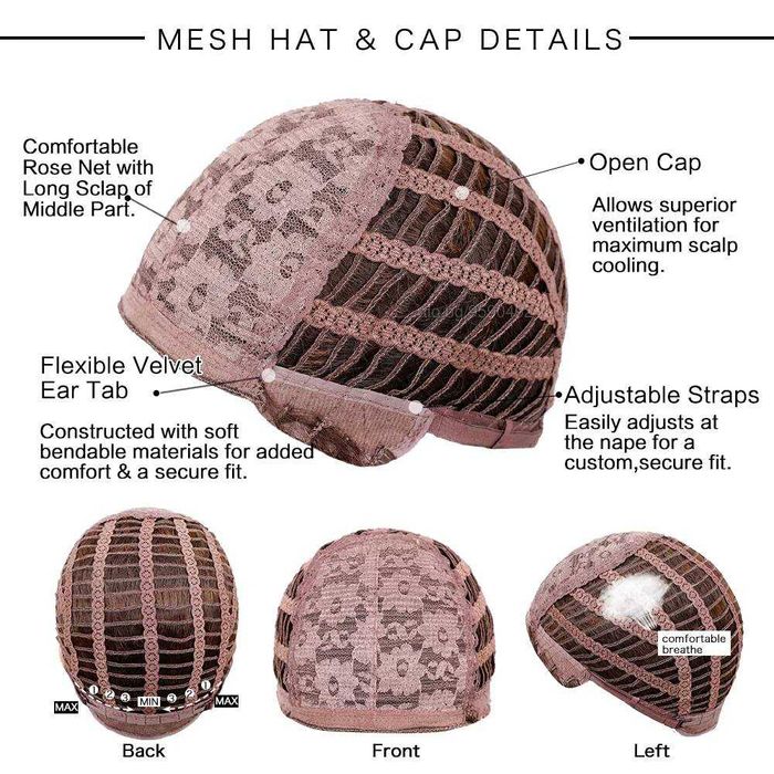 Дълга омбре тъмно руса чуплива перука с тъмни корени