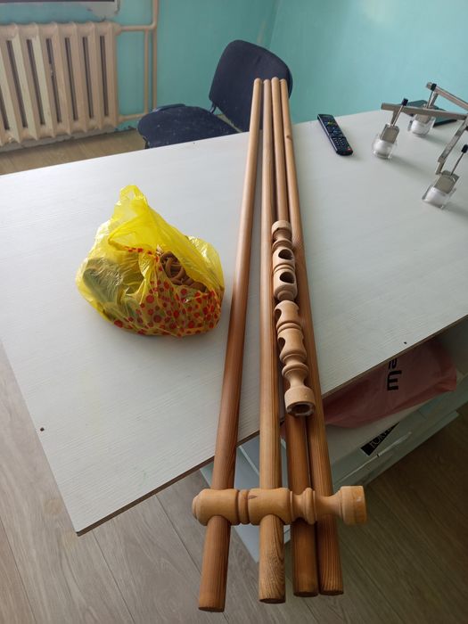 Продам гардины дерево двойные