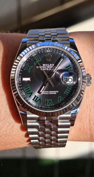 Rolex datejust 41 mm, wimbledon 1:1