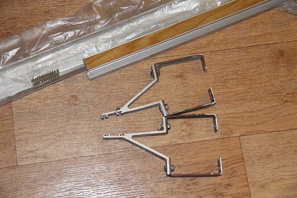 Карниз для штор тюля алюминиевый из алюминия (3шт)вечный не убиваемый