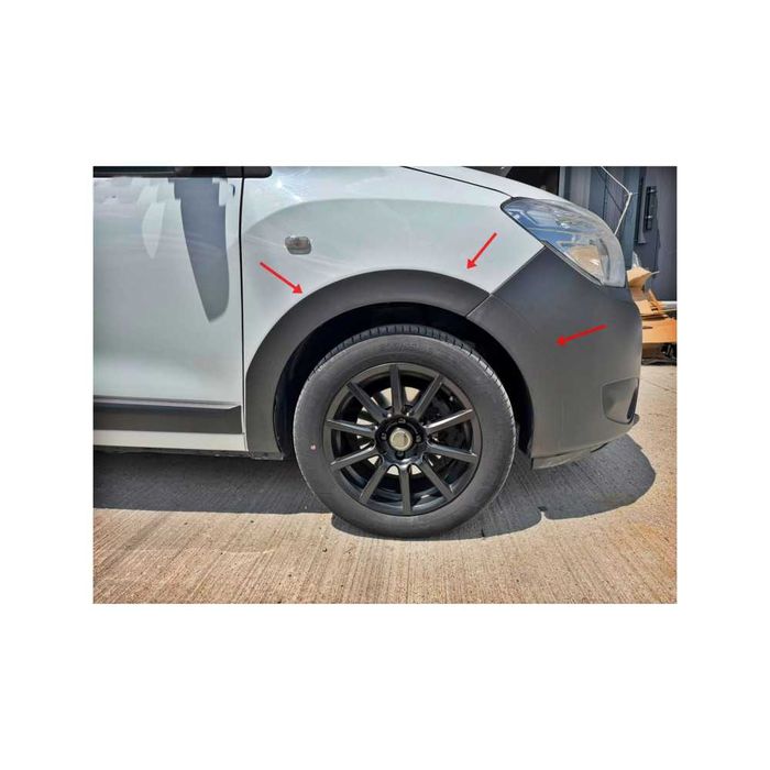 Protectii aripi auto ABS 8 bucati compatibile Dacia Dokker 2012-2022