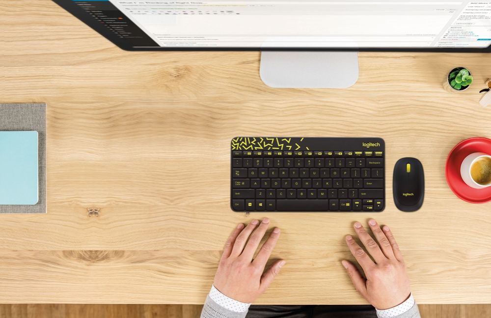 Logitech MK245 Нано Клавиатура мышь ВОДОНЕПРОНИЦАЕМЫЙ