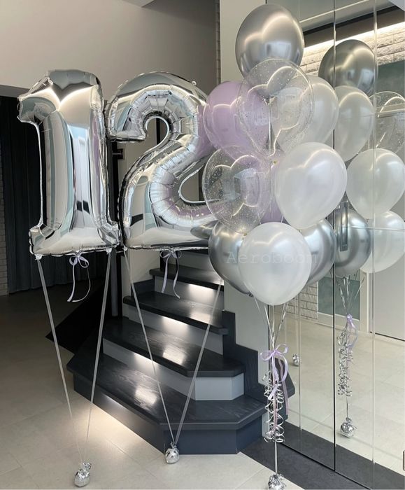 Шары с цифрами — срочно