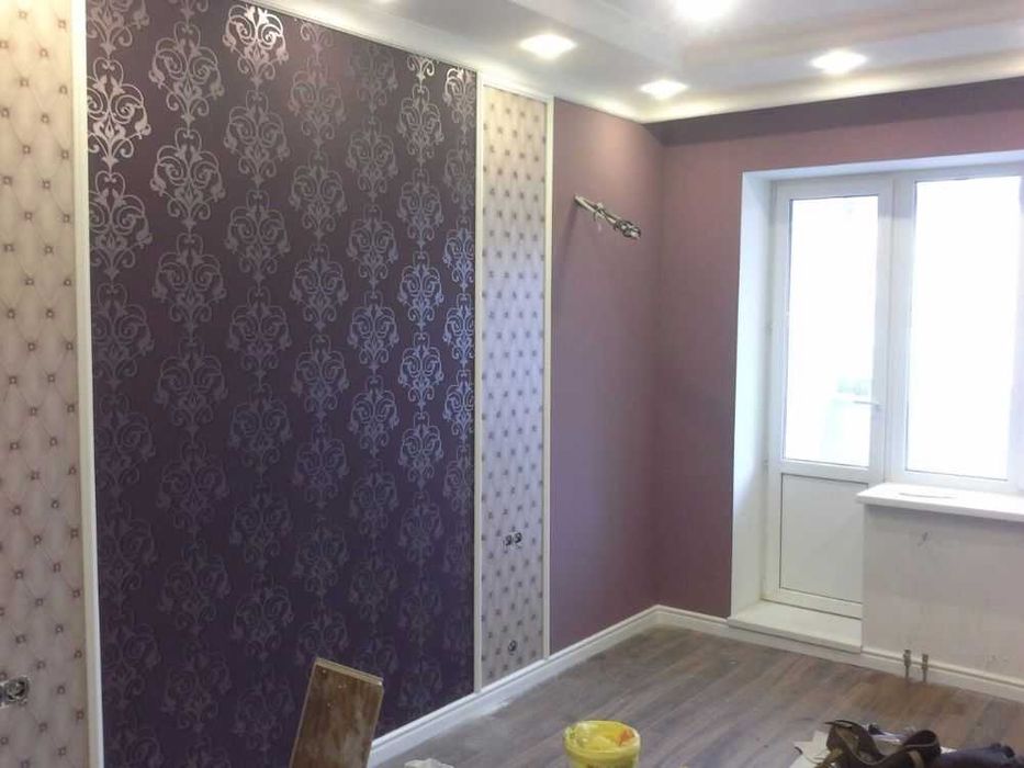 Поклейка обоев Гарантия