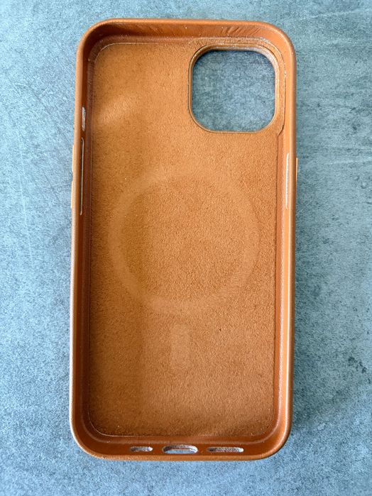 Husă premium din piele MagSafe – iPhone 14 – iPhone 17 Pro like