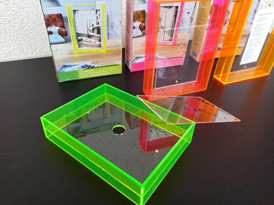 Rama foto 10 x 15 cm acril transparent magnet fotografie amintiri