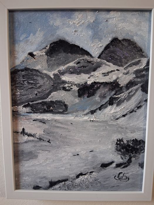 Картини. Маслени бои върху фазер.