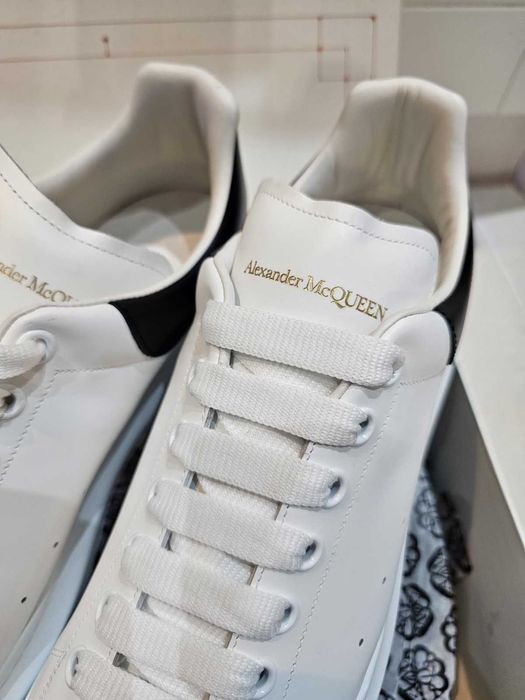 #REDUCERE# Sneakers Alexander McQueen White Editie Limitata
