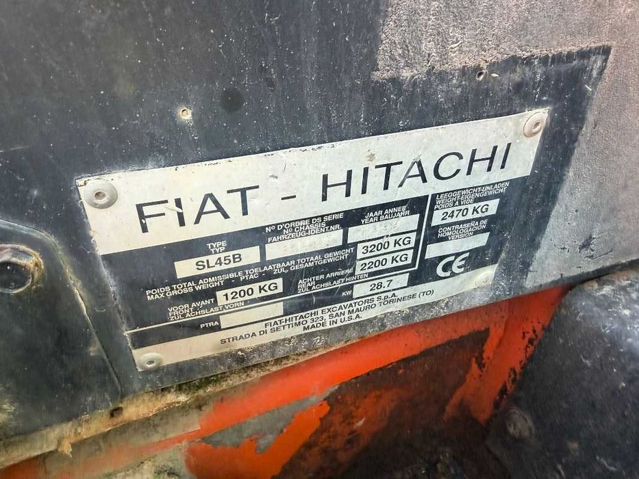 Dezmembrez miniincarcator bobcat Fiat Hitachi  SL45B