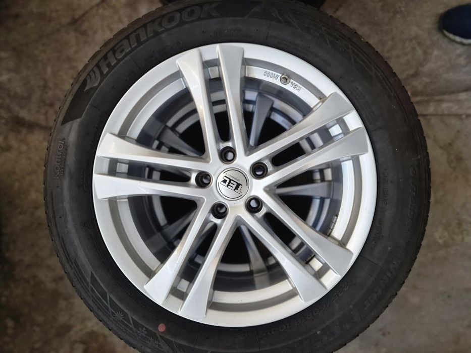5x112 18 цола джанти TEC със зимни гуми 225/60R18 VW/AUDI/Mercedes/BMW