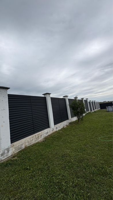 Забор-жалюзи металлические