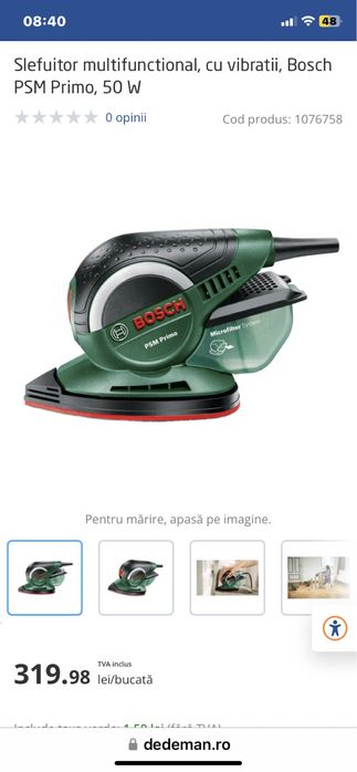 Bosch PSM Primo slefuitor multifunctional