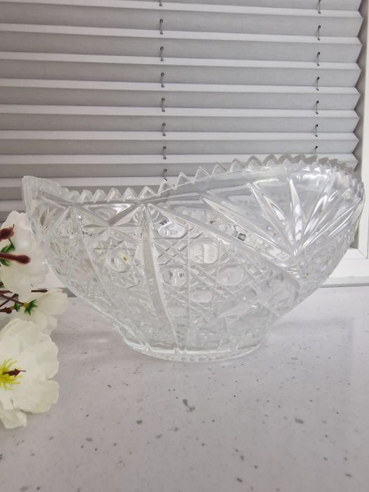 Ваза для фруктов хрусталь