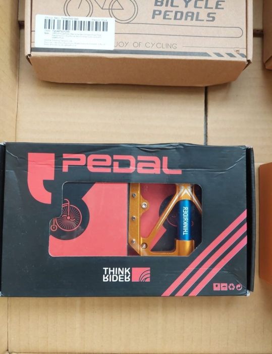 Set pedale aluminiu cu 3 rulmenti mtb xc full suspension