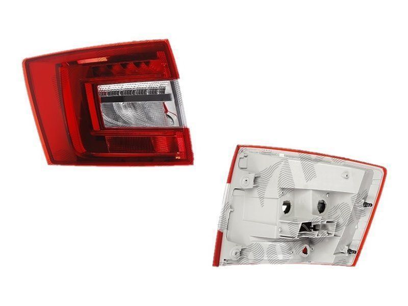 Stop spate lampa Skoda Octavia 3 (5e), 03.2017-, spate, Stanga, Combi, Standard LED; H21W+LED+P21W+PY21W; fara suport bec, Varroc
