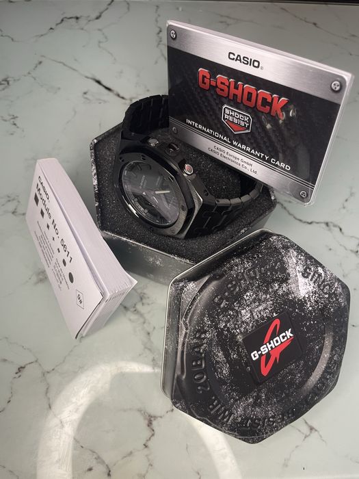 Ceas G-SHOCK ga-2100 mod Royal Casioak (Black Sapphire)