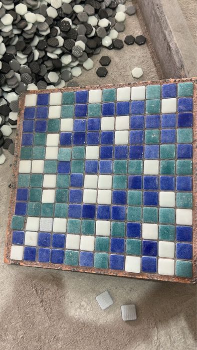 Мозаика стекло остатки