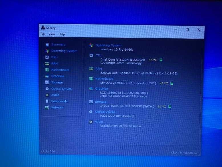 Vand Lenovo ThinkPad L530