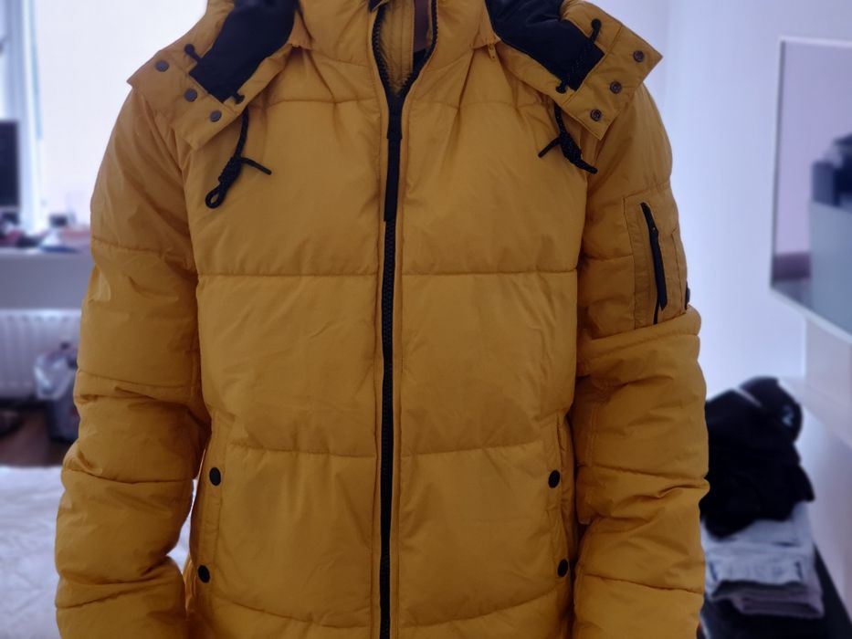 Tom Tailor - Неромокаемо зимно яке, Жълт, XXL