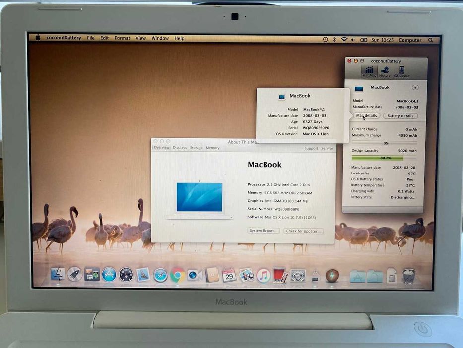 MacBook 13.3 2008 A1181