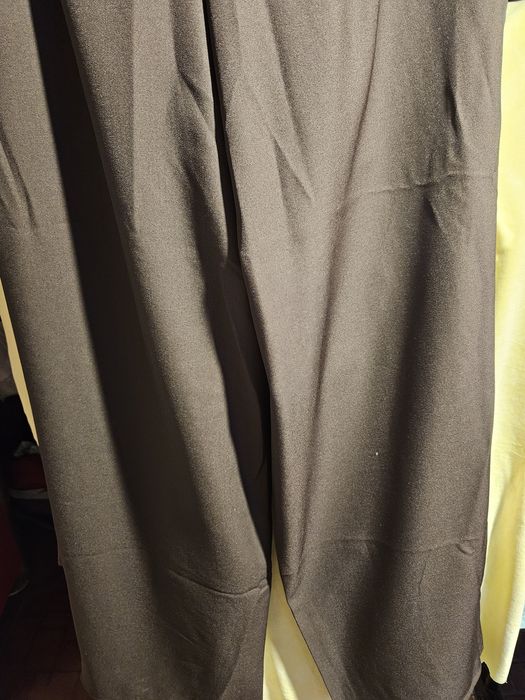 Pantaloni largi maro