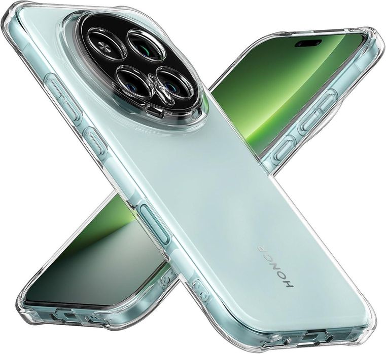 Прозрачен силиконов удароустойчив кейс за honor magic8 pro със защита