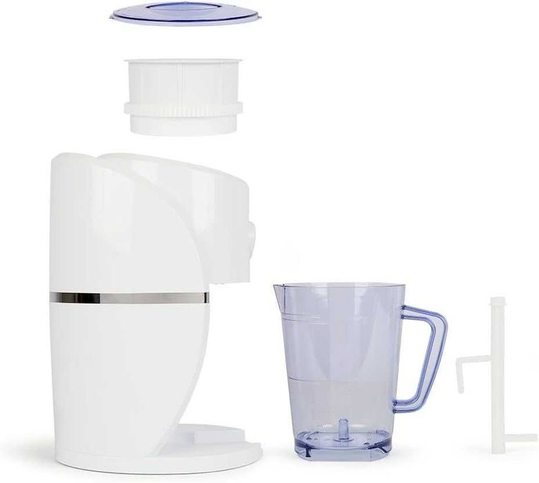 LIVOO 2 в 1 машина за натрошен лед, 1,1 литра, бяла