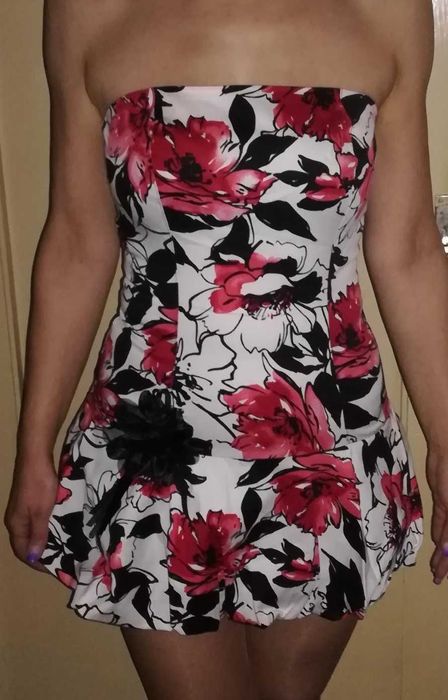 Compleu 2 piese ZARA - Rochie corset / jacheta scurta