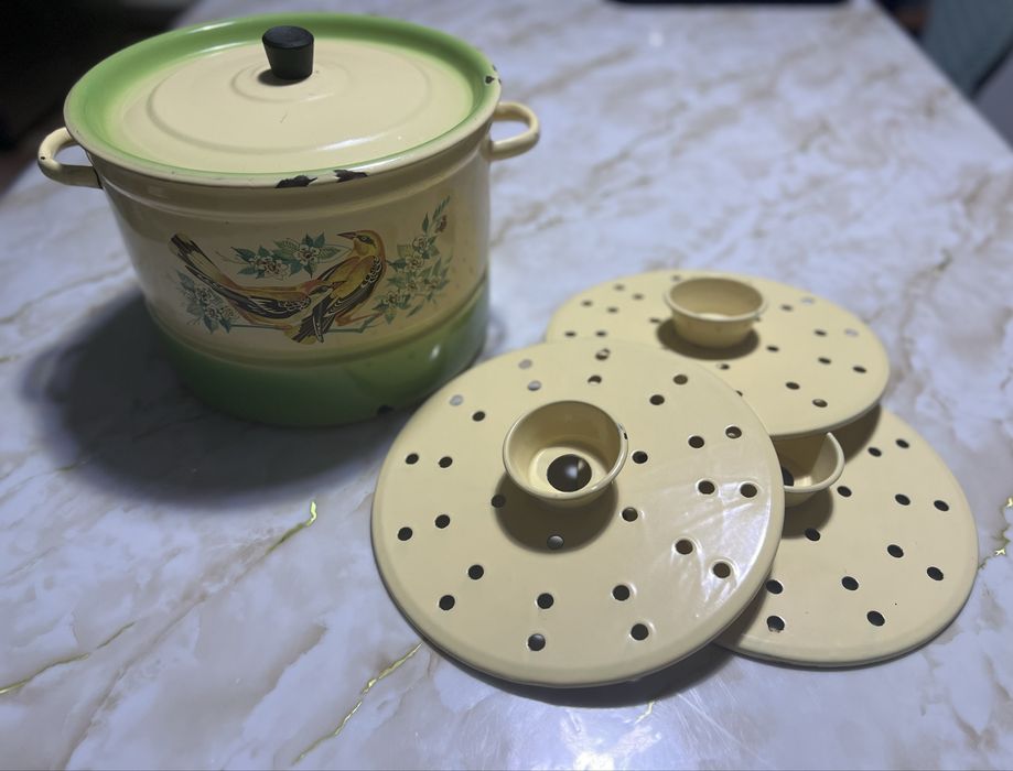 Эмалированная мантоварка