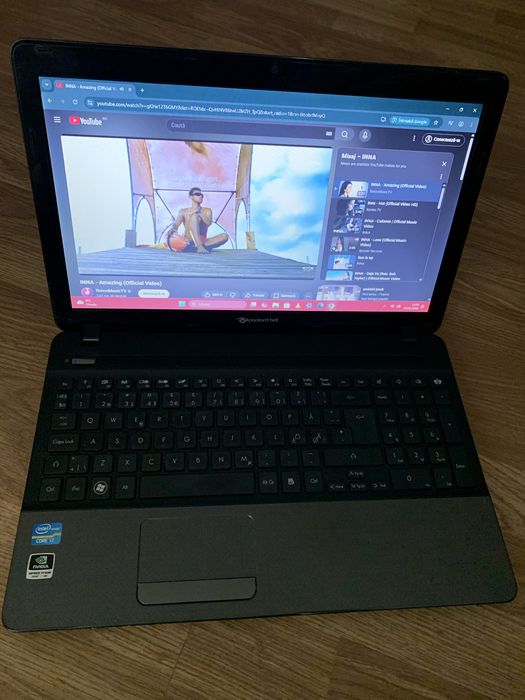 Laptop Packard-bell intel core i7,500gb m,Windows 11,4gb ram,cu incarc