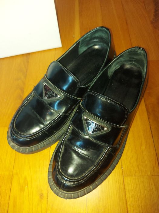 Loafersi Prada negri
