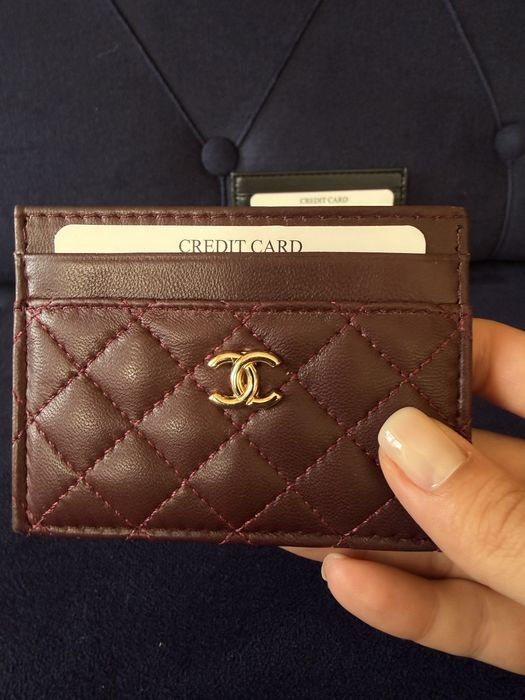 Картхолдър YSL Chanel естествена кожа